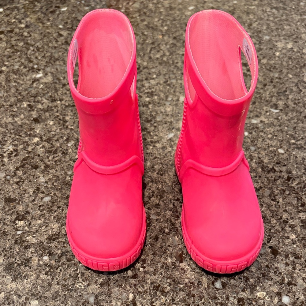 UGG Hot Pink Rain Boots toddler 6
